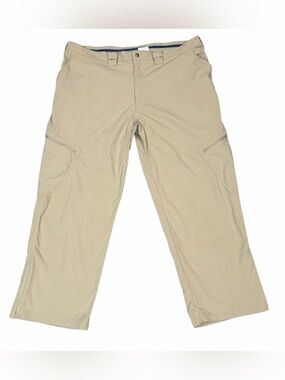 Propper STL II Men's Tactical Pants 42x30 Khaki Stretch Cargo Zip Boot Openings